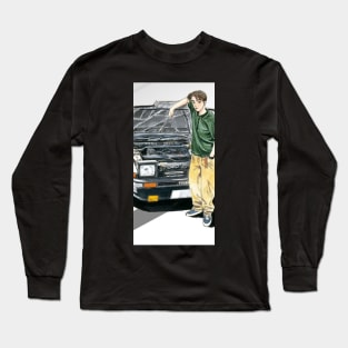 initial d { takumi fujiwara } Long Sleeve T-Shirt